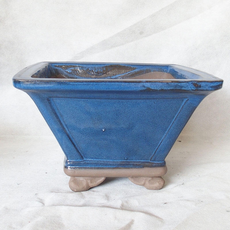 Bonsai bowl 33 x 33 x 20 cm, color blue