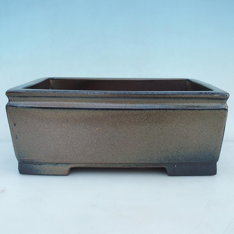 Bonsai bowl 34 x 23 x 13.5 cm, color brown