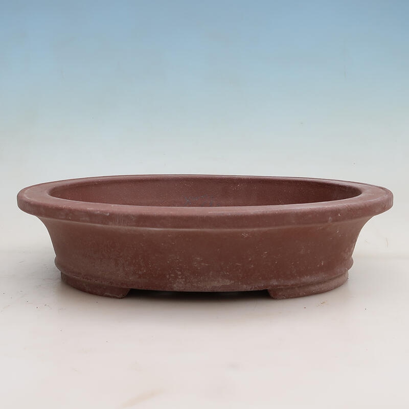 Bonsai bowl 34 x 27.5 x 8 cm, color brown