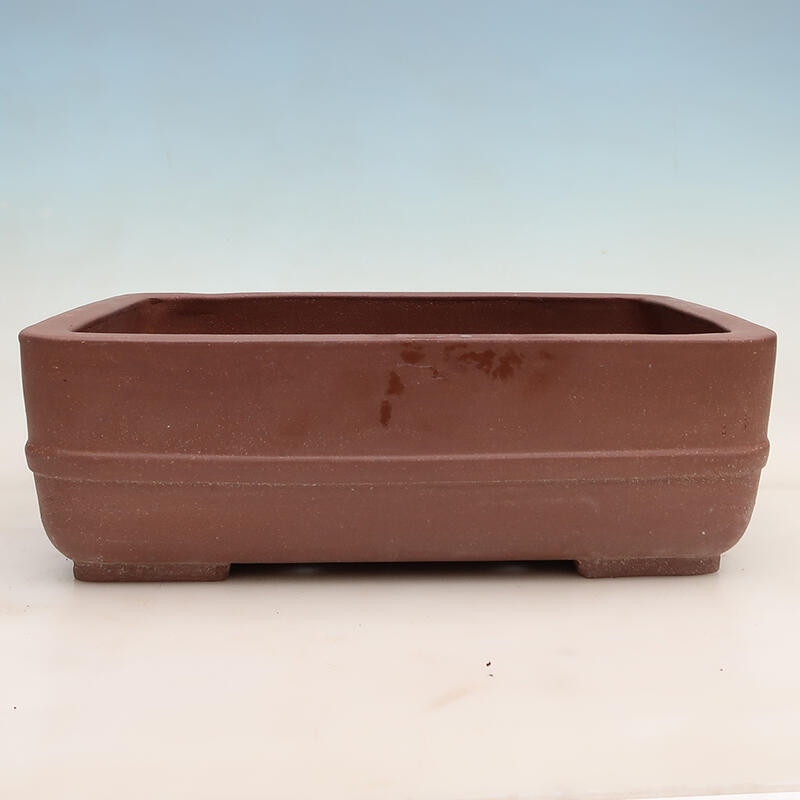 Bonsai bowl 35 x 27.5 x 12 cm, color brown