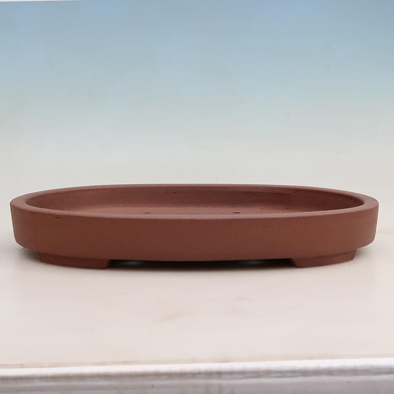 Bonsai bowl 36 x 26 x 5 cm, color brown