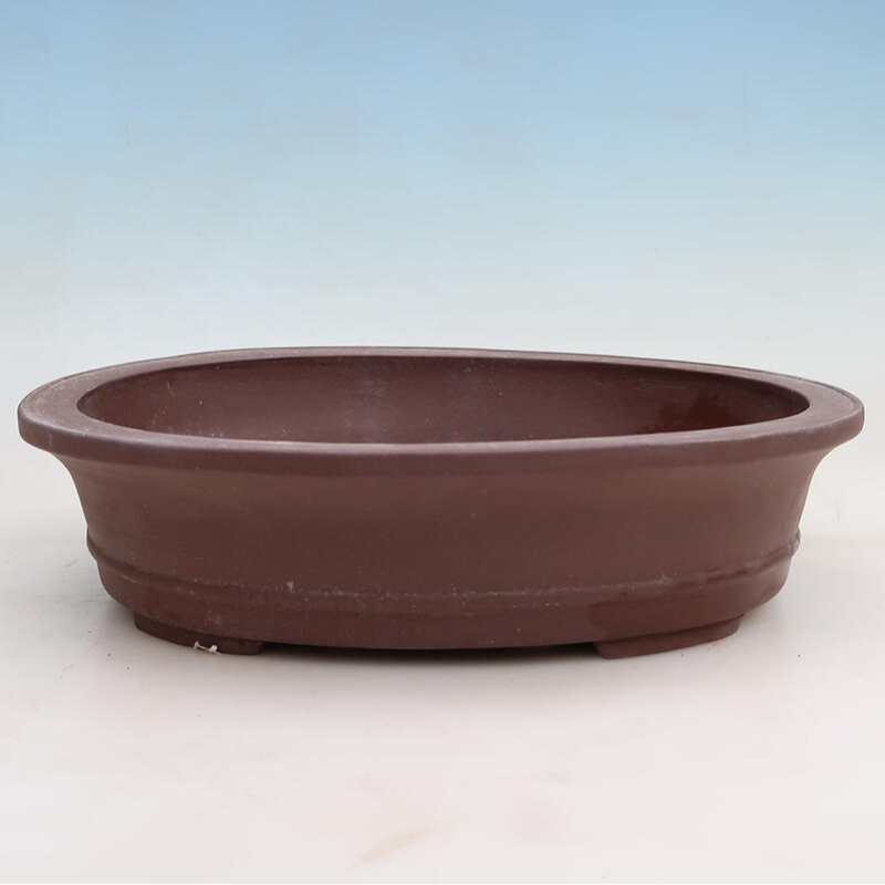 Bonsai bowl 36 x 29 x 9 cm, color brown