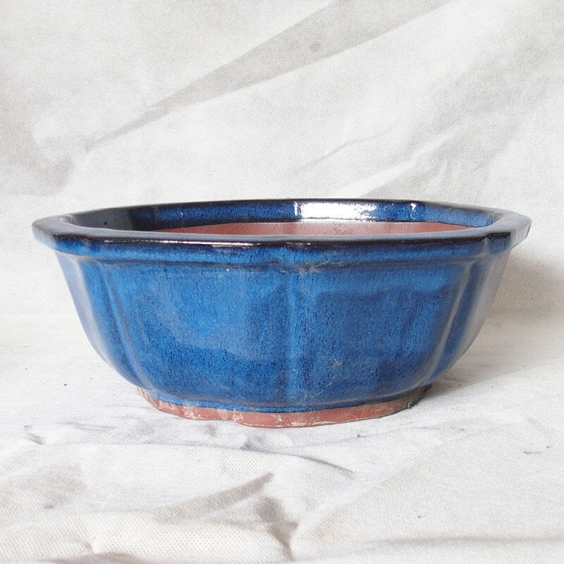 Bonsai bowl 36 x 36 x 13 cm, color blue