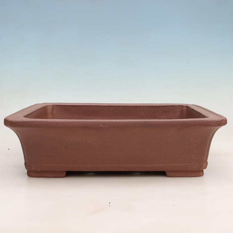 Bonsai bowl 37.5 x 29.5 x 10.5 cm, color brown