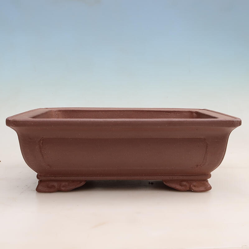 Bonsai bowl 37 x 27 x 12 cm, color brown