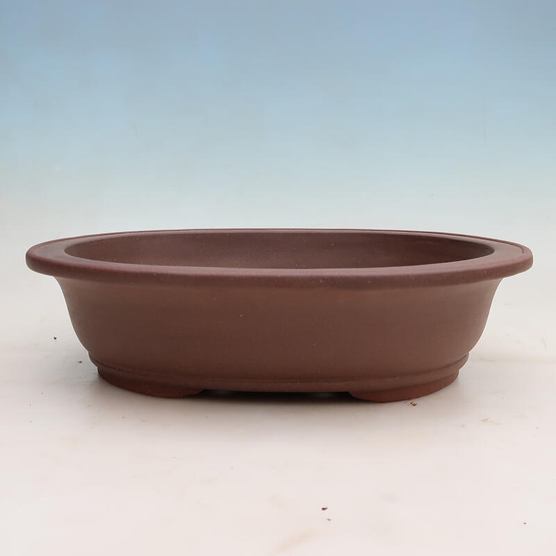 Bonsai bowl 38.5 x 31 x 10 cm, color brown