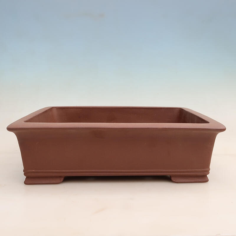 Bonsai bowl 38.5 x 31 x 11 cm, color brown