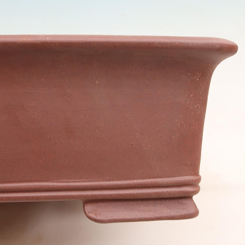 Bonsai bowl 38.5 x 31 x 11 cm, color brown