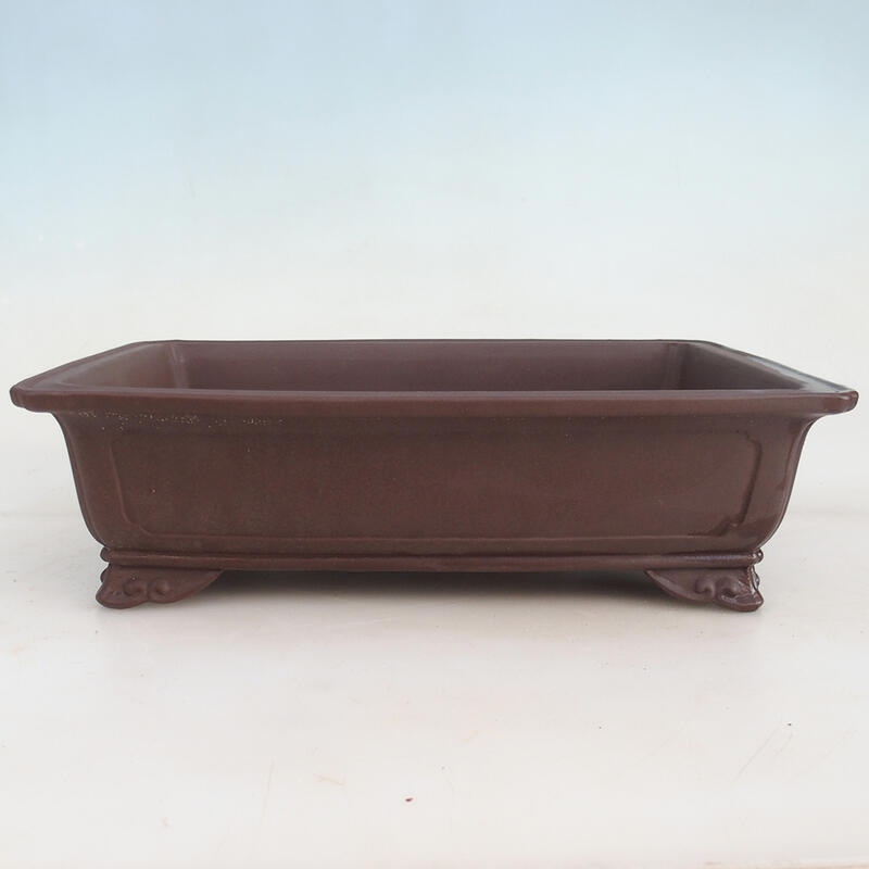 Bonsai bowl 39 x 28 x 11 cm, color brown