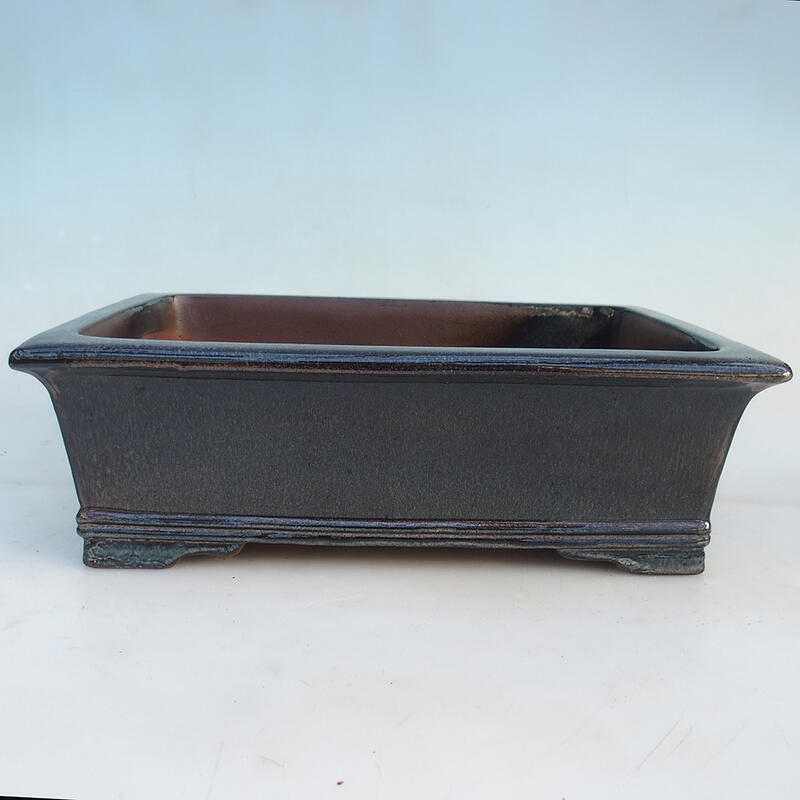 Bonsai bowl 40.5 x 28.5 x 13 cm, color black - pallet transport only