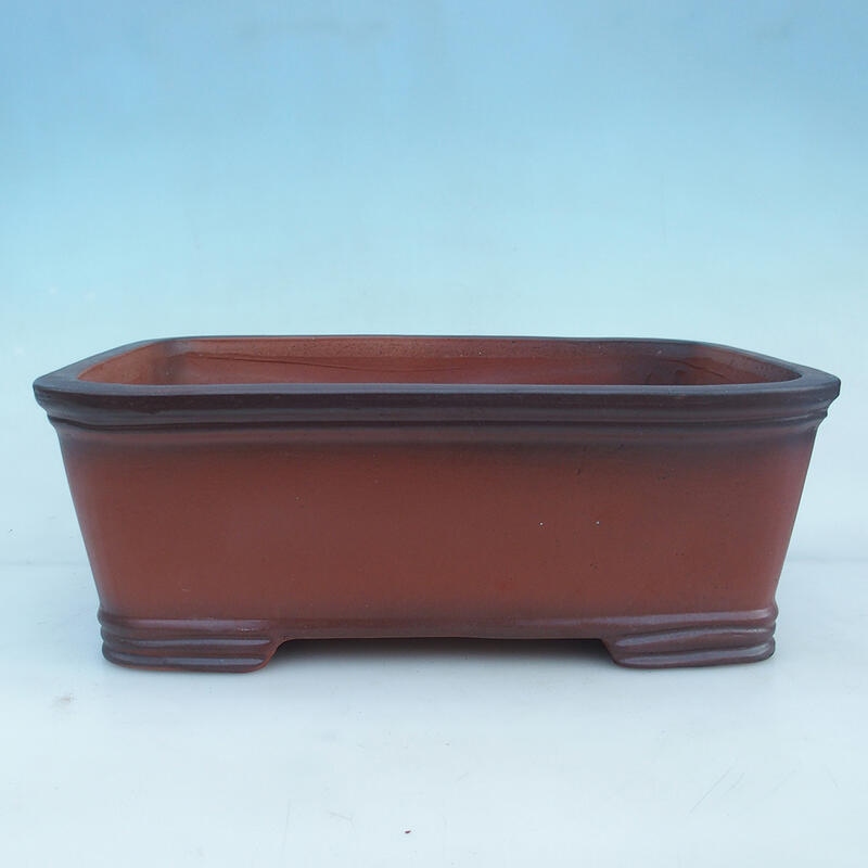 Bonsai bowl 40 x 30 x 15 cm, brick color - pallet transport only