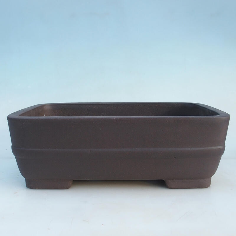 Bonsai bowl 41.5 x 28 x 14 cm, color black - pallet transport only