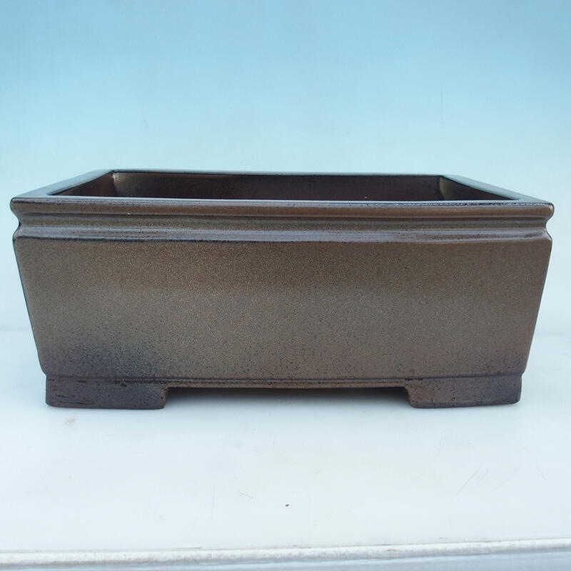 Bonsai bowl 41.5 x 29 x 17.5 cm, color brown - pallet transport only