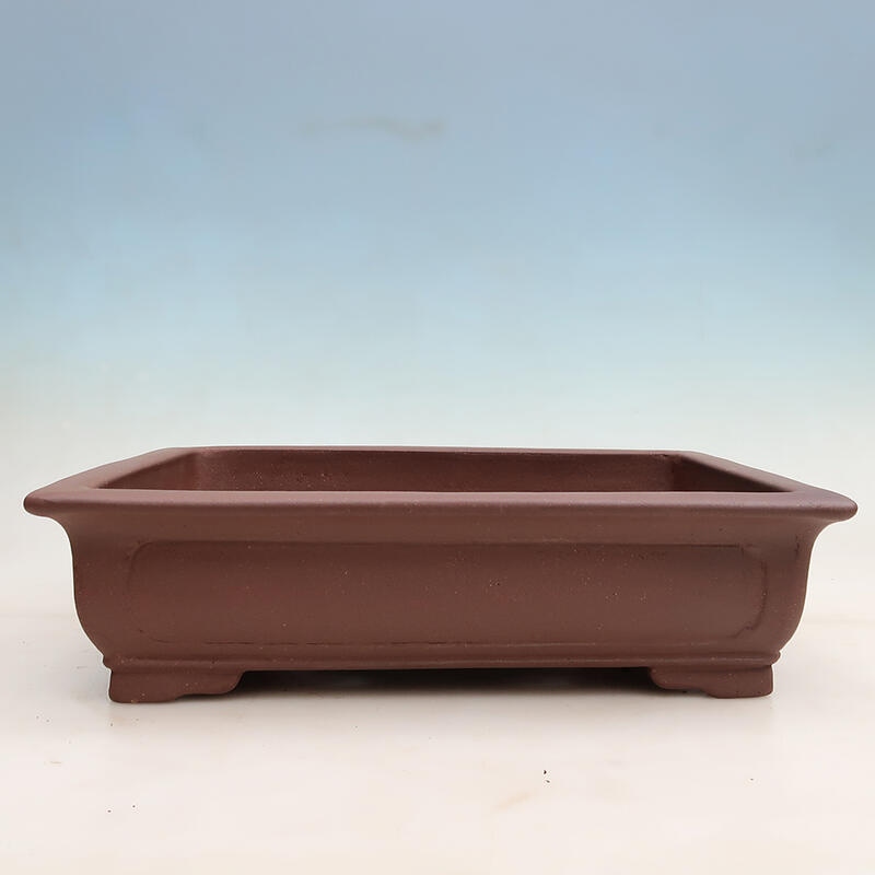 Bonsai bowl 41.5 x 31.5 x 11 cm, color brown