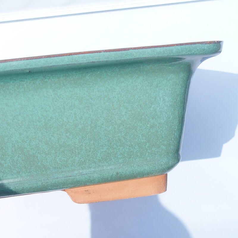 Bonsai bowl 42 x 32 x 13 cm color green