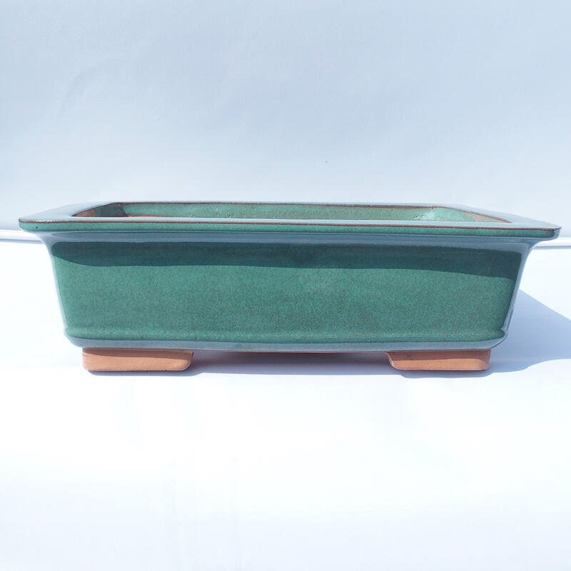 Bonsai bowl 42 x 32 x 13 cm color green