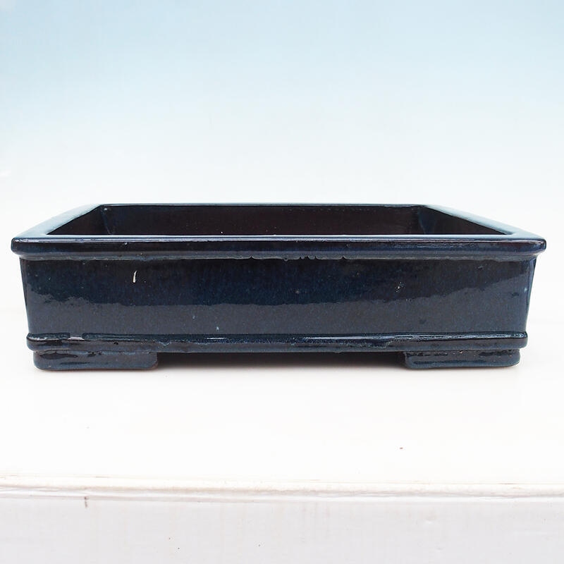 Bonsai bowl 42 x 33 x 11 cm, color blue - pallet transport only