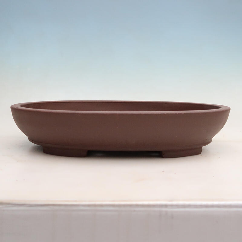 Bonsai bowl 43 x 34 x 8 cm, color brown