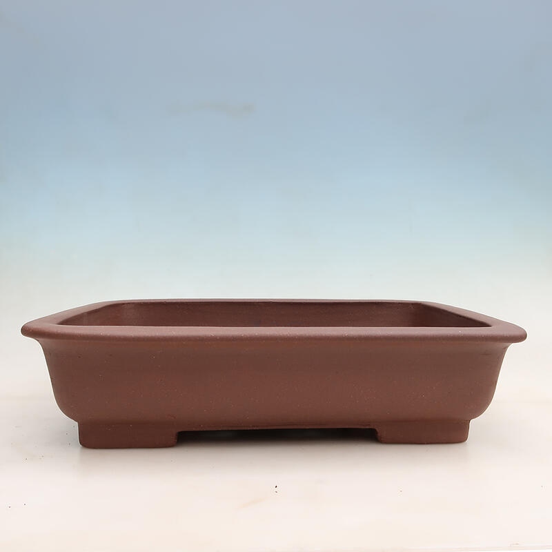 Bonsai bowl 44 x 35 x 10.5 cm, color brown