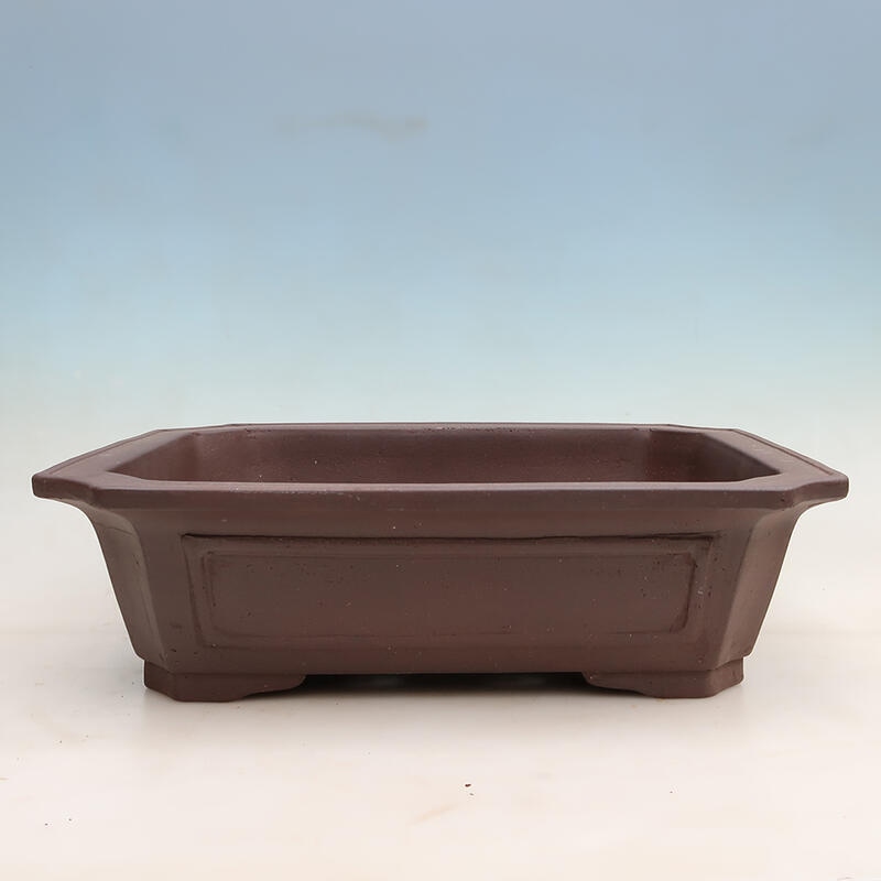 Bonsai bowl 44 x 36 x 12 cm, color brown