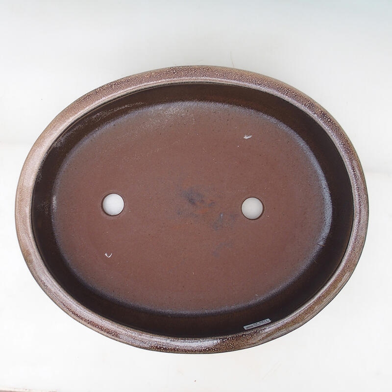 Bonsai bowl 50 x 40.5 x 12.5 cm, color brown - pallet transport only