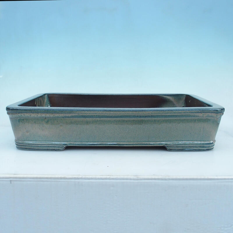 Bonsai bowl 51 x 34 x 10.5 cm, color beige-green - pallet transport only