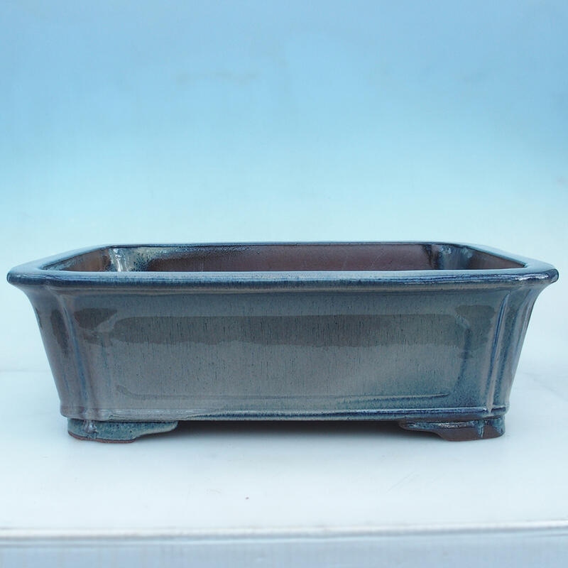 Bonsai bowl 51 x 35.5 x 16 cm, color blue-beige - pallet transport only