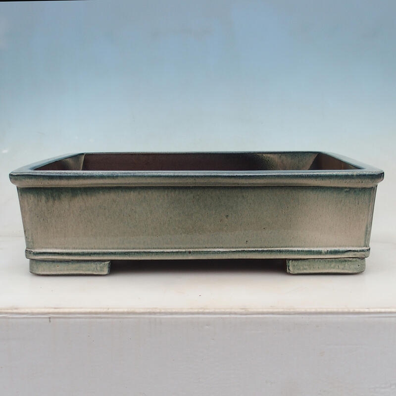 Bonsai bowl 52 x 41 x 15 cm, color blue-beige - pallet transport only