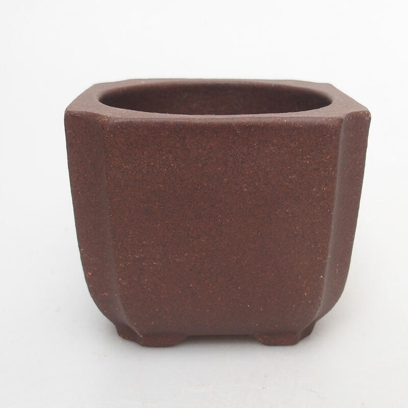 Bonsai bowl 7 x 7 x 6 cm, color brown