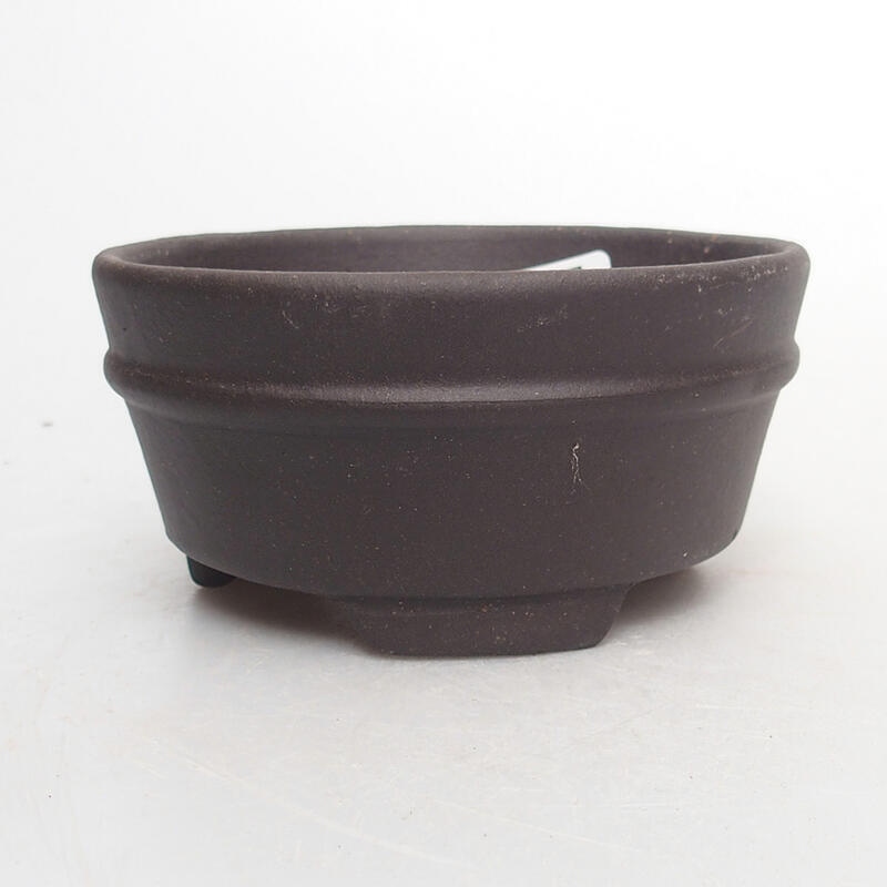 Bonsai bowl 9 x 9 x 4.5 cm, color black