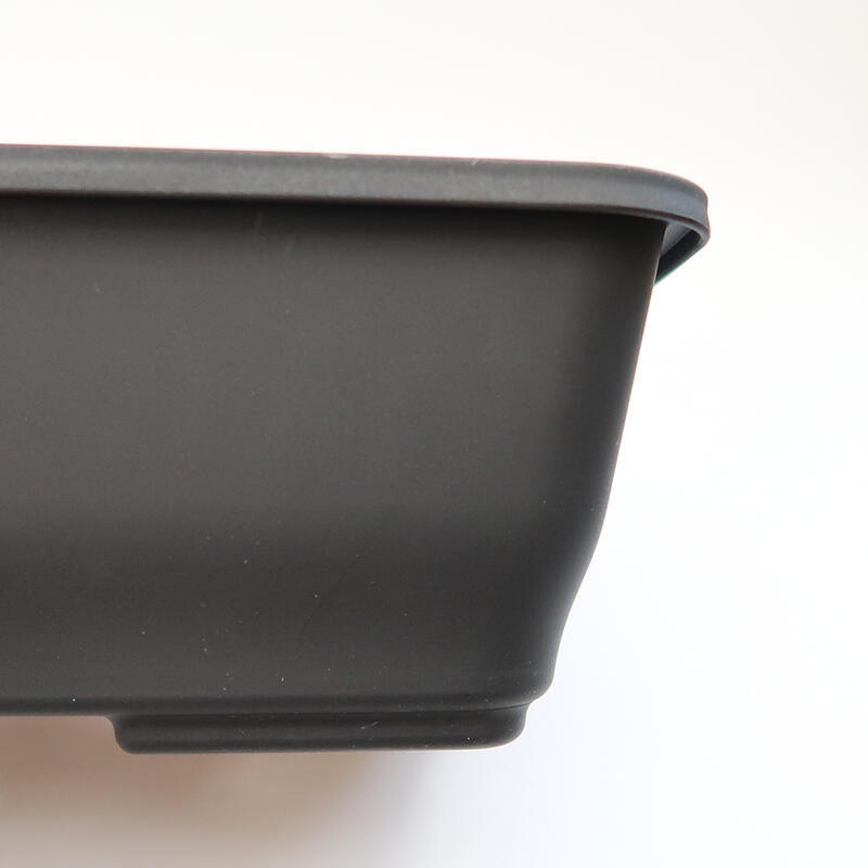 Bonsai bowl plastic MP-11 black - 28 x 23 x 10 cm