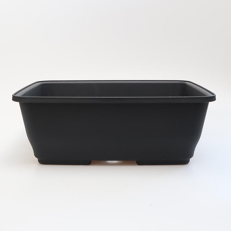 Bonsai bowl plastic MP-11 black - 28 x 23 x 10 cm