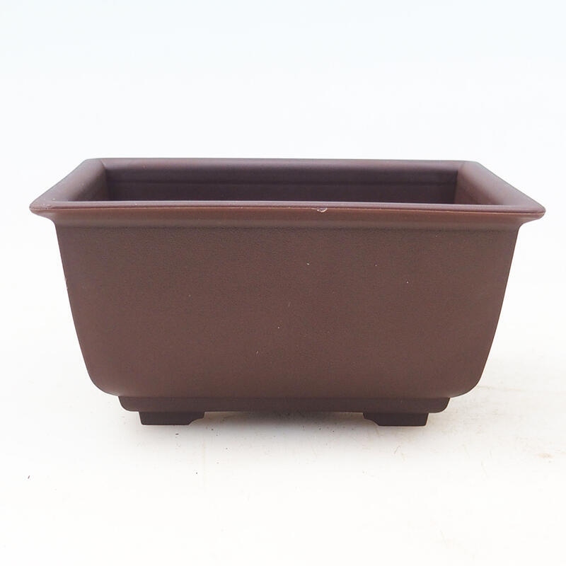 Bonsai bowl plastic MP-3 brown - 11 x 8 x 5.5 cm