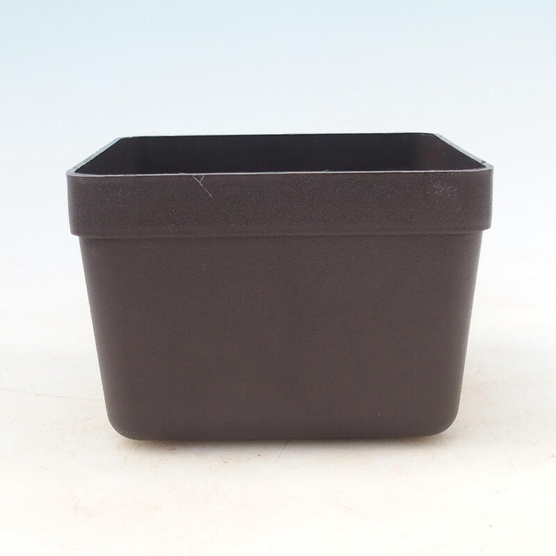 Bonsai bowl plastic YMDR-2 brown - 13 x 13 x 9 cm