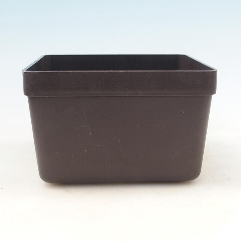 Bonsai bowl plastic YMDR brown -1 - 16 x 16 x 10 cm