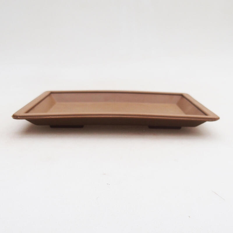 Bonsai saucer plastic PP-3 coffee 11 X 8 X 1.5 CM