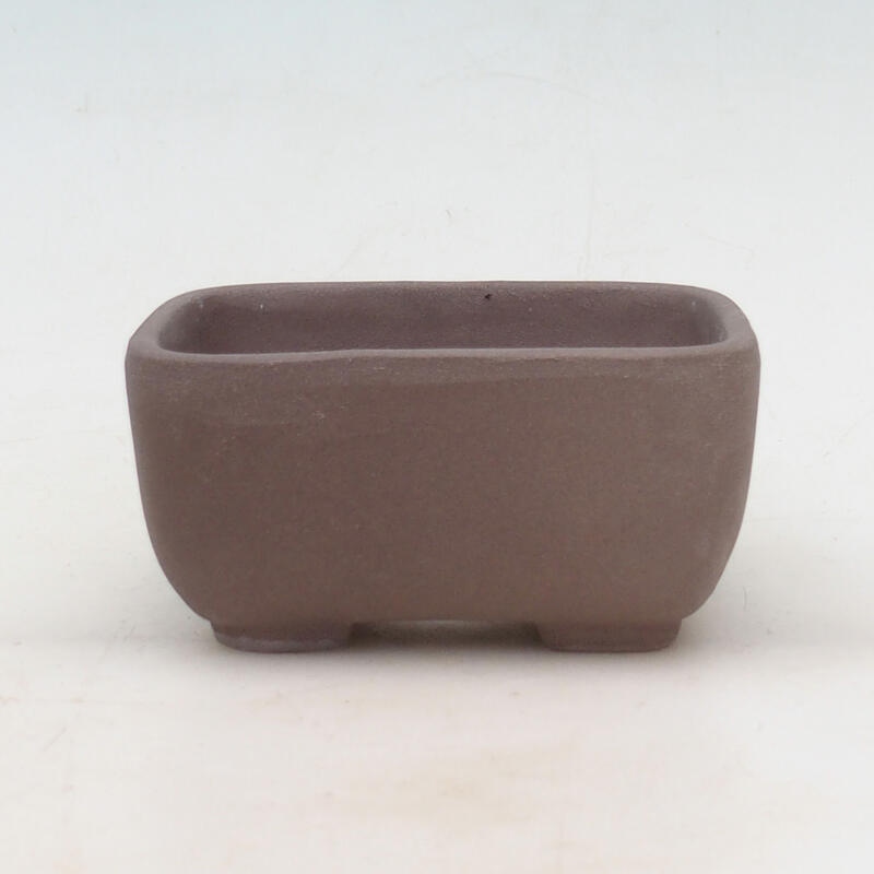 Ceramic bonsai bowl 10 x 8 x 5 cm, red color