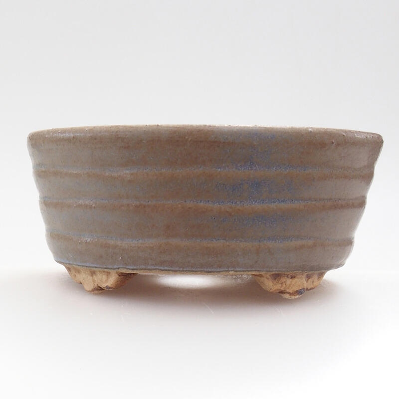 Ceramic bonsai bowl 10 x 9 x 5 cm, color blue