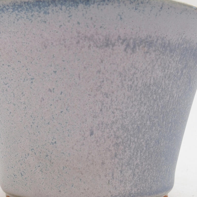 Ceramic bonsai bowl 11 x 11 x 7 cm, color blue