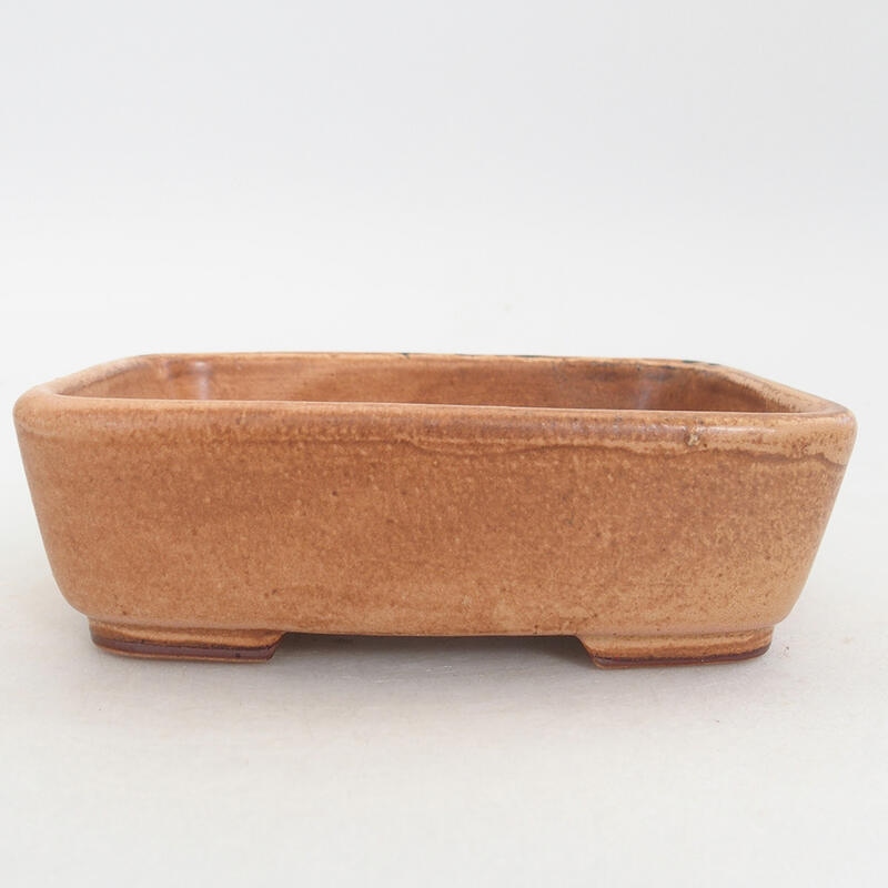 Ceramic bonsai bowl 12.5 x 10 x 4 cm, color pink