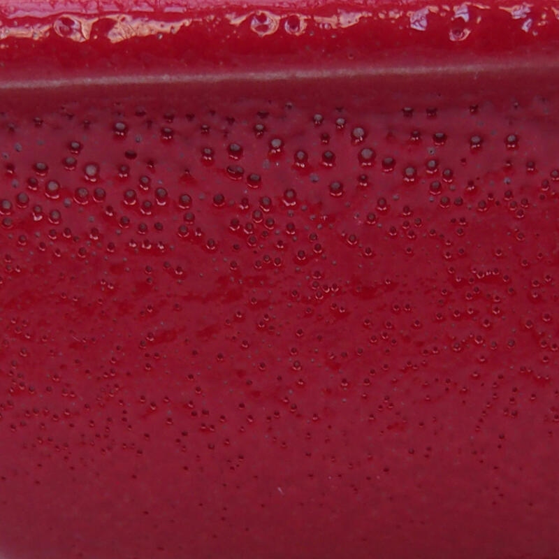 Ceramic bonsai bowl 12 x 11 x 4.5 cm, color red