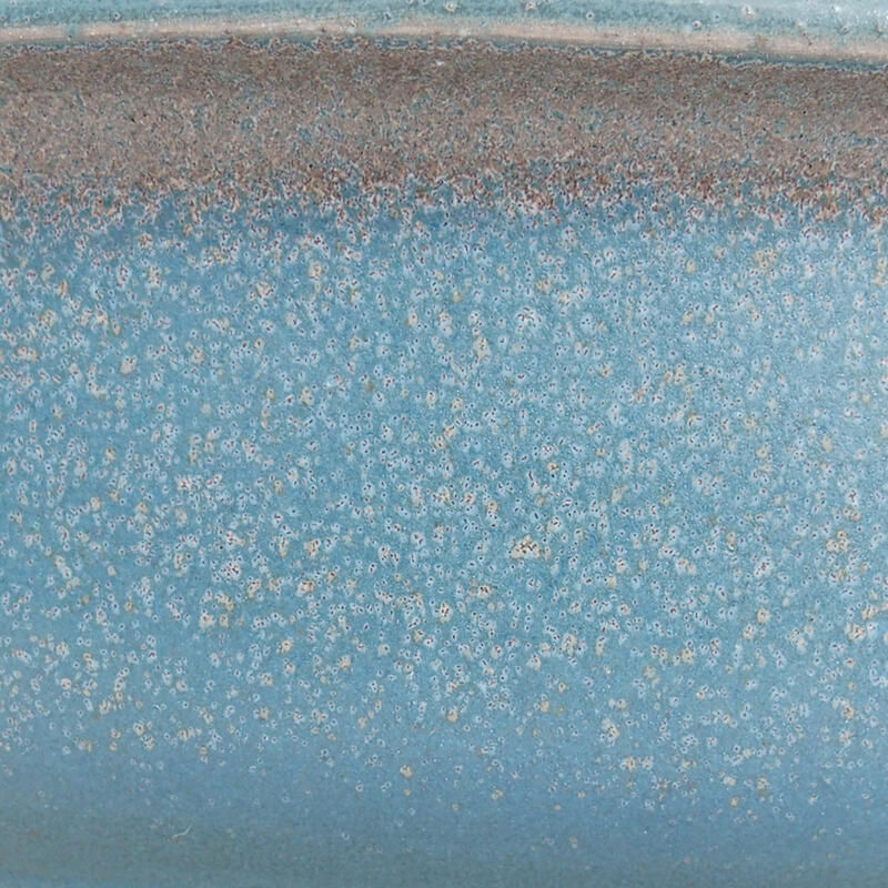 Ceramic bonsai bowl 15.5 x 12 x 6 cm, color blue