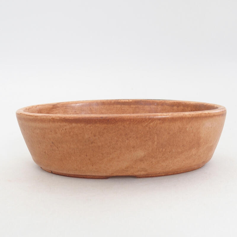 Ceramic bonsai bowl 15 x 10 x 4.5 cm, color pink