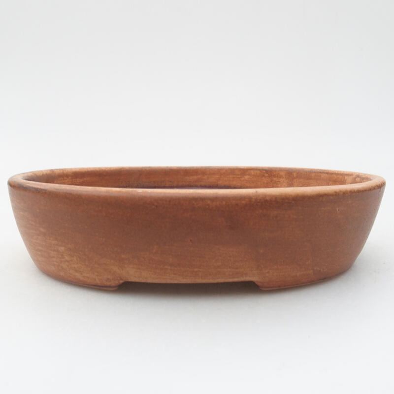 Ceramic bonsai bowl 17,5 x 14 x 4 cm, colour pink