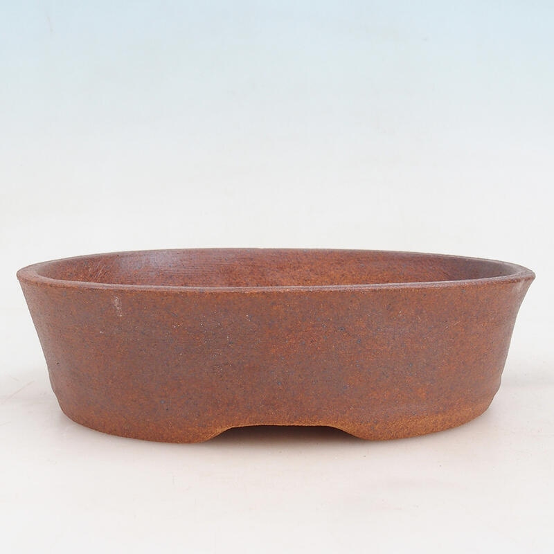 Ceramic bonsai bowl 20 x 16 x 5 cm, color brown