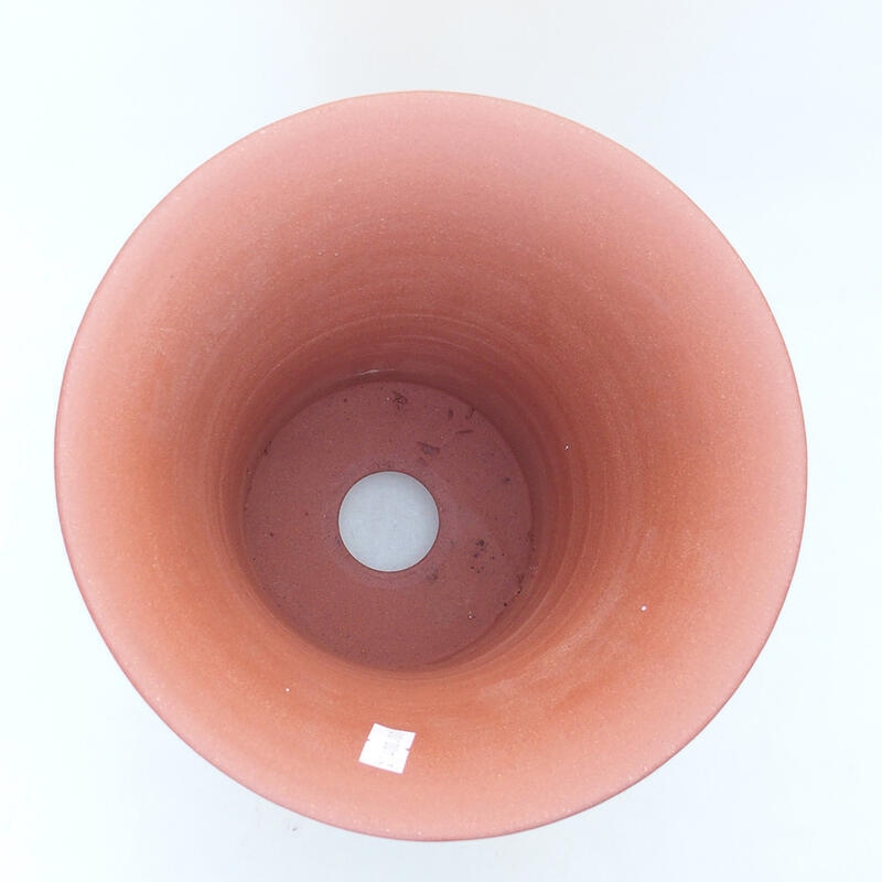 Ceramic bonsai bowl 21 x 21 x 27 cm, color white