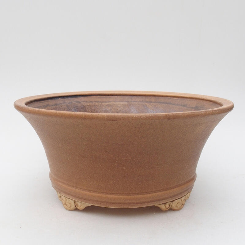 Ceramic bonsai bowl 24 x 24 x 11 cm, pink