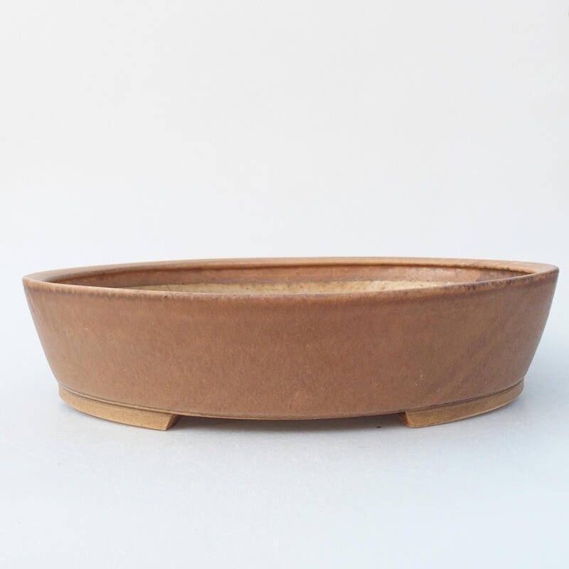 Ceramic bonsai bowl 28 x 24 x 6 cm, color pink