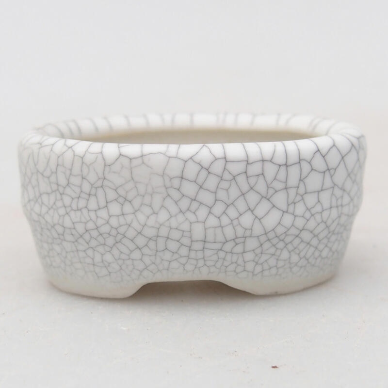 Ceramic bonsai bowl 4.5 x 3 x 2 cm, color raku