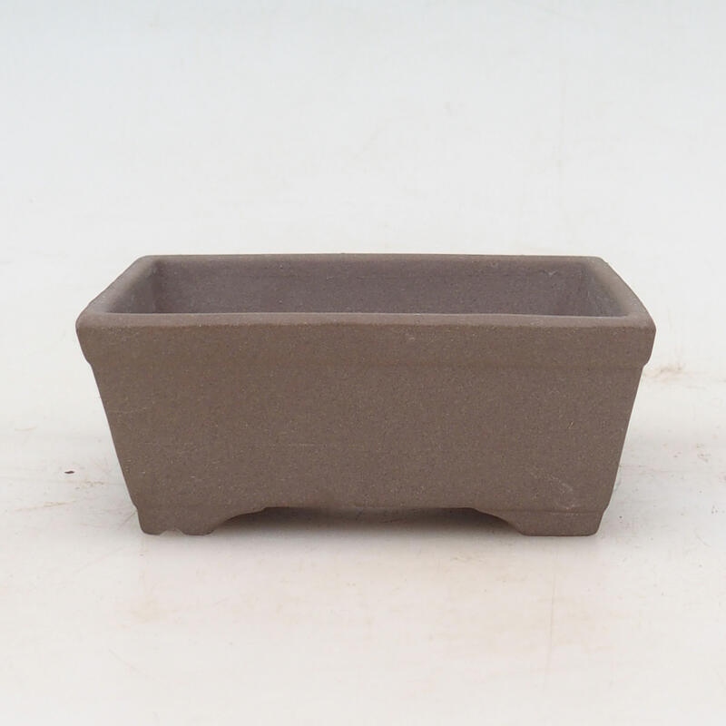 Ceramic bonsai bowl 9 x 7.5 x 4 cm, red color